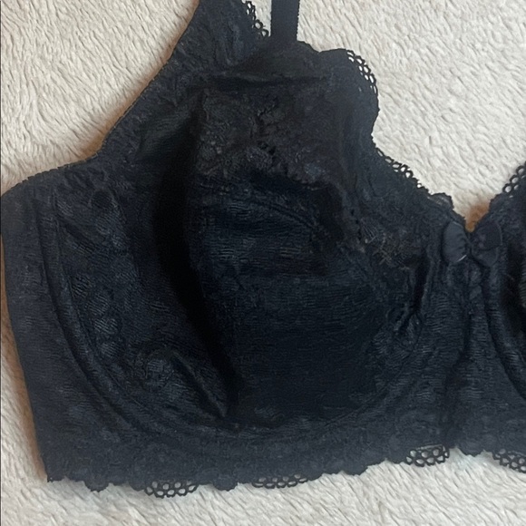 NWT Dominique Classic Black Lace Bra sz 36C - Picture 4 of 7